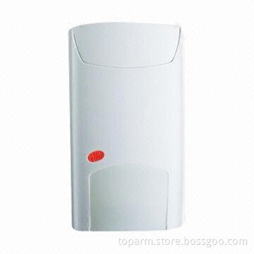 Wireless Detector, Based on Dual Infrared Elements with Curtain Mirror Optic